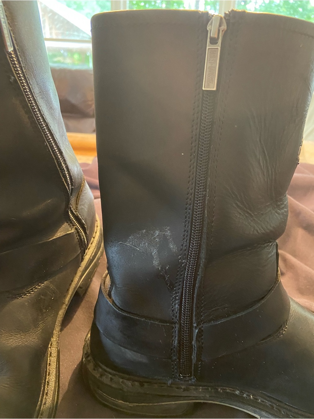 Harley-Davidson Men's Black Leather Engineer Boots, size 10.5 - Picture 8 of 8